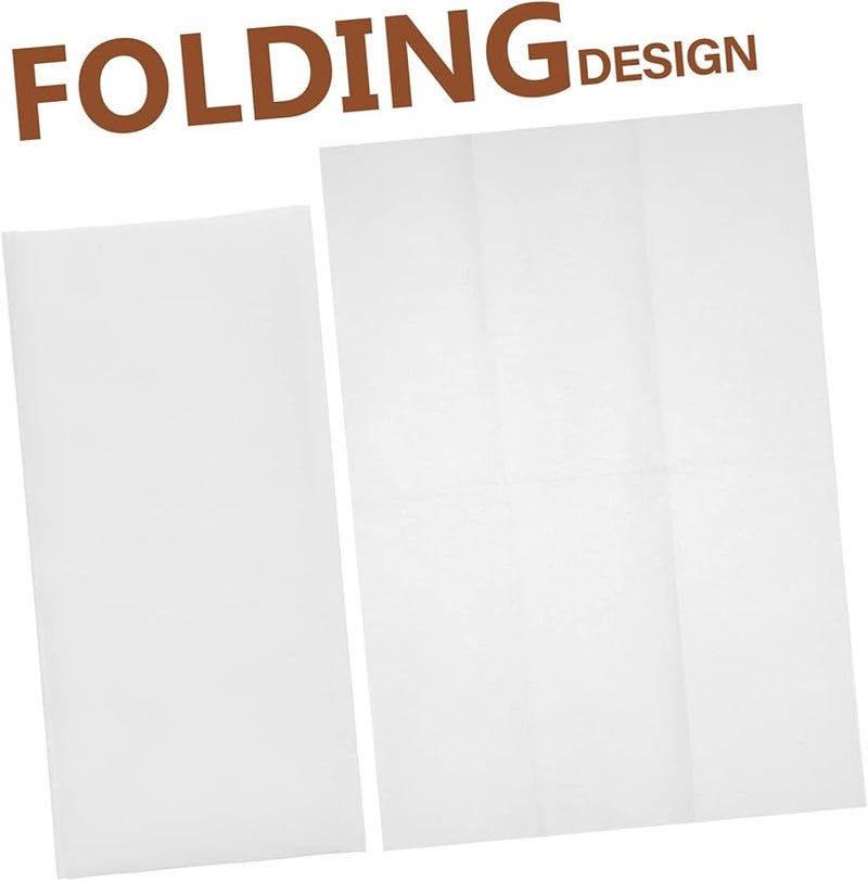 NOLITOY 100 قطعة مناديل بيضاء قابلة للتخلص لحفلات الزفاف والولائم والحفلات والاستخدام المنزلي - Image 4